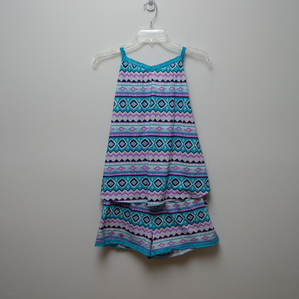 Girls pajamas  2 piece set, tank and shorts